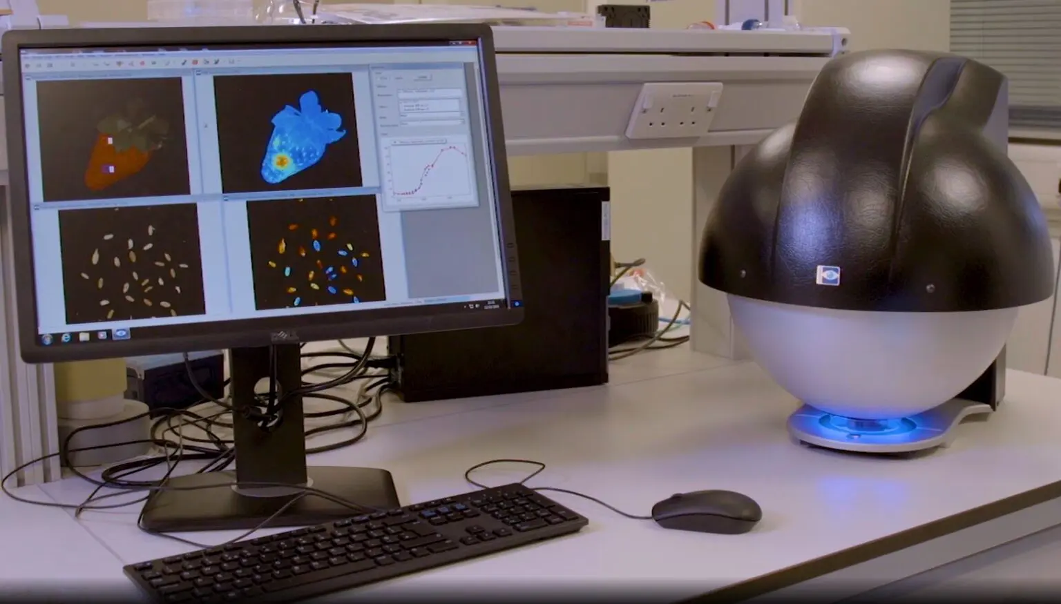 Researcher using software | Our Capabilities | UK Agri-Tech Centre | Farming and food innovation