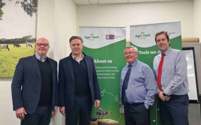 Meeting agri-tech enthusiast and farmer Julian Sturdy MP