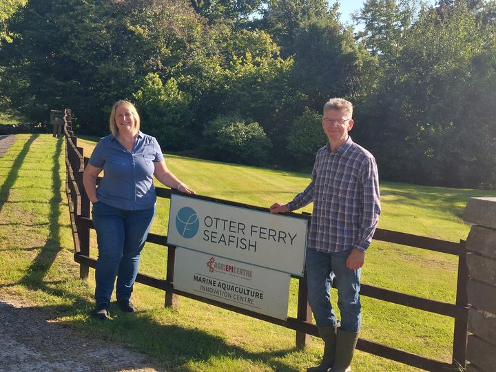 Trisha Toop at Otter Ferry Seafish Farm