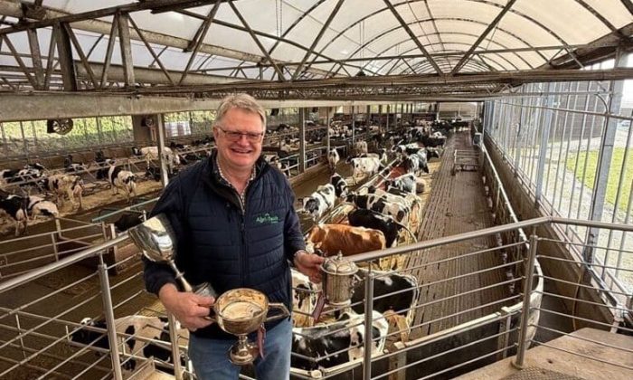 Mike Jones - trophies in barn