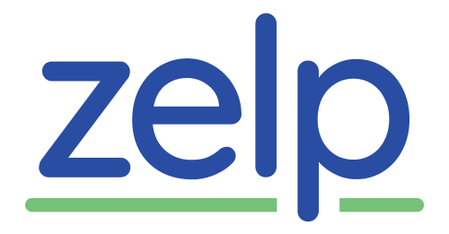ZELP Logo - Blue